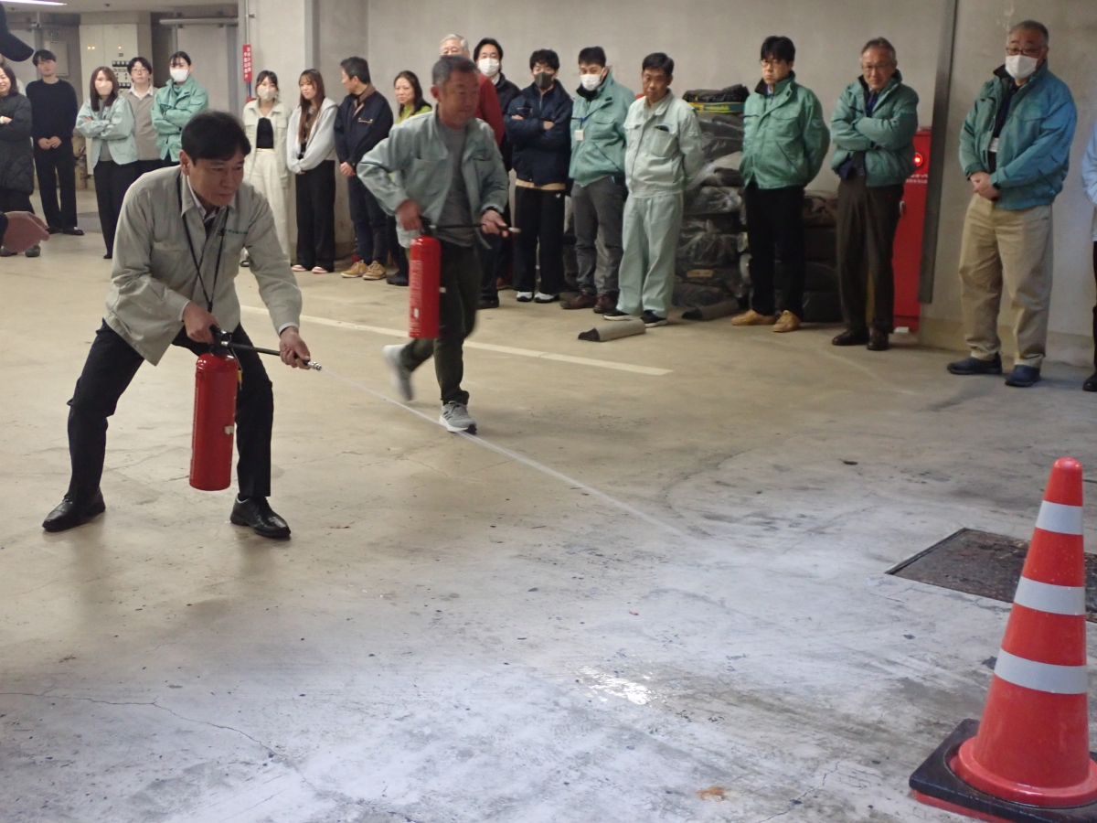 避難訓練・消防訓練・AED訓練を実施しました