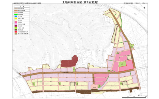 安渡・赤浜・吉里吉里・町方地区［岩手県上閉伊郡大槌町］（大槌町施行）　地図