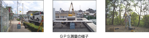 GPS測量の様子