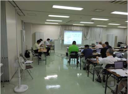 令和5年8月7日 千葉県流山区画整理事務所全職員を対象に土地区画整理士技術検定の受検に向けて勉強会を開催しました。